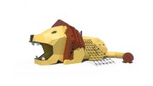 wood Lion playground equipment