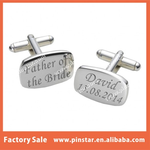 New Design Metal Letter Cufflink for Mens Shirts