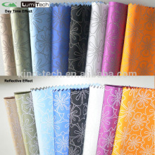 Floral Printing Light Weight Retro Reflective Fabric polyester fabric