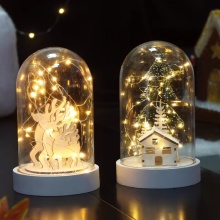 Copper Wire LED String Lights for Glass Dome Decor