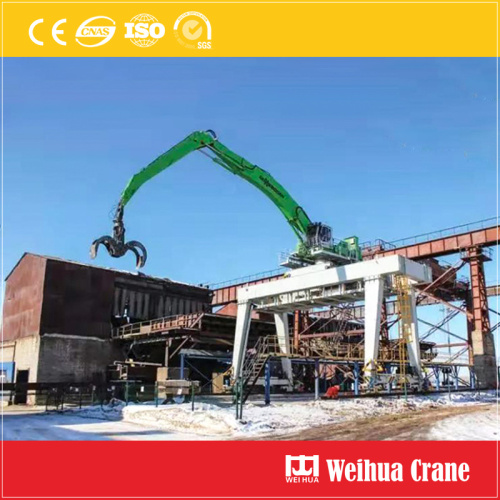 Timber Grab Gantry Crane