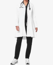 Personalized Slim Fit Fashion Medical Lab Coat for Doctors