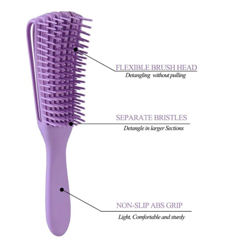 Detangling Afro 3A to 4c Kinky Wavy Hair Brush Combs