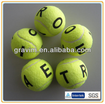 Letters printing personalized tennis ball