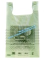 biodégradable personnalisé recyclable sac t-shirt HDPE/LDPE, supermarché shopping sac en polyéthylène