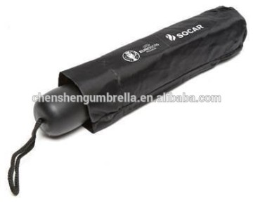 manual black telescopic Umbrella