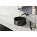 Meiao Elegant Design Round Matte Black Countertop Basin