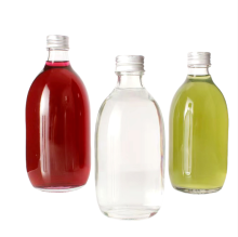Round Beverage Bottle Juice Glass Bottle
