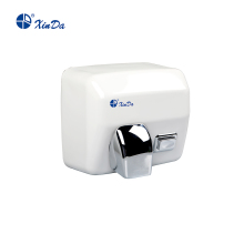 Quick and convenient hand dryer with button