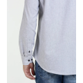Camicie a maniche lunghe da uomo a quadri in cotone 100% causale personalizzate
