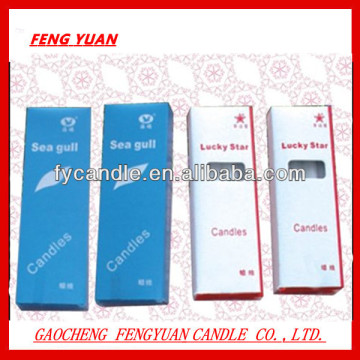 white parafin wax candle 20g / bougies candle / church candle