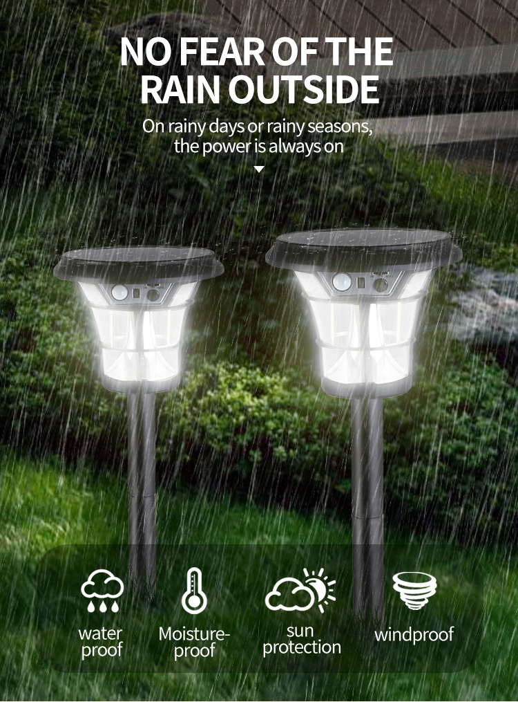 Solar Powered Path Lights