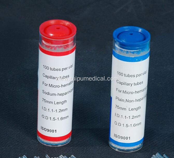 Micro Hematocrite Capillary Tube Blue/Red Tube