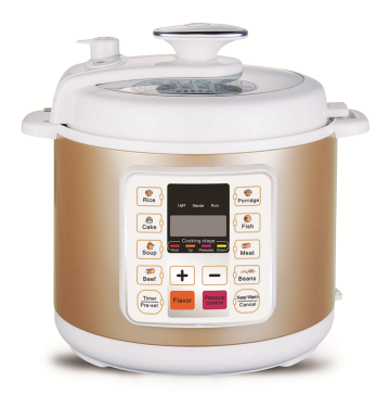 Electric Pressure Cooker with Adjustable Cooking Pressure