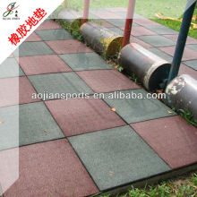 Safety rubber mat for outdoor playground