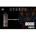 Sabores de frutas Disponível Vape Energy 8000