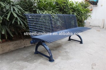 Rustproof outdoor metal bench seating