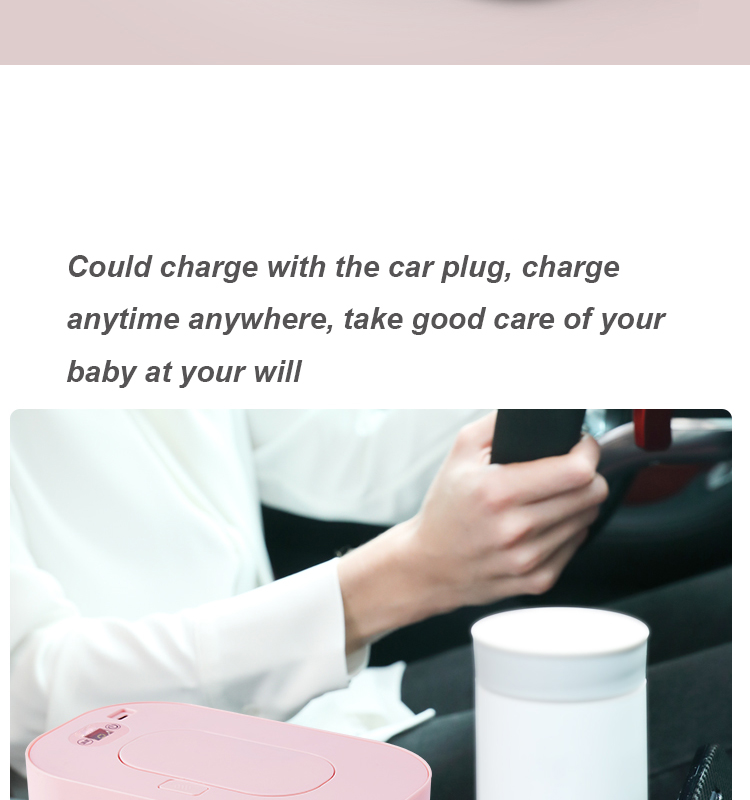 Portable Baby Wipes Warmer Warms Quickly And Evenly, Usb Rechargeable Wipes Warmer For Home & Travel