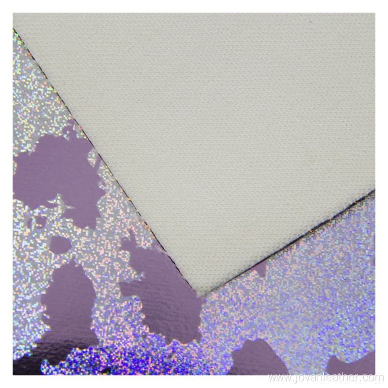 Faux Leather Glitter Artificial Synthetic Leather