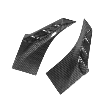 Real Carbon Fiber LD Style F96 Front Fender Trims Splitters For BMW X6M F96 Fender Trims