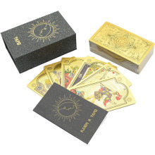 Custom Exquisite Tarot Decks with Gold Foil and Personalized Logo