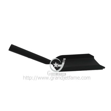 garden matte black usual metal shovel