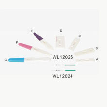 Midstream, Cassette Strip 25miu / Ml Hcg Urine Pregnancy Test For Medical Disposable Wl12025; Wl12024