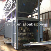 container moveable packing machine