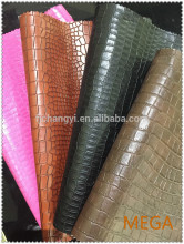 POPULAR AND FASHION GRAIN FAUX CROCODILE LEATHER FOR SHOES,BAG,ETC