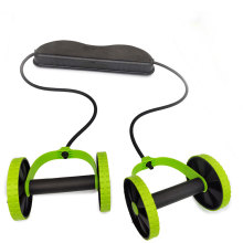 Muscle Exercise Home Fitness Equipment Double Abdomen Wheel Ab Power Roller Wheel, Ab Wheel Roller