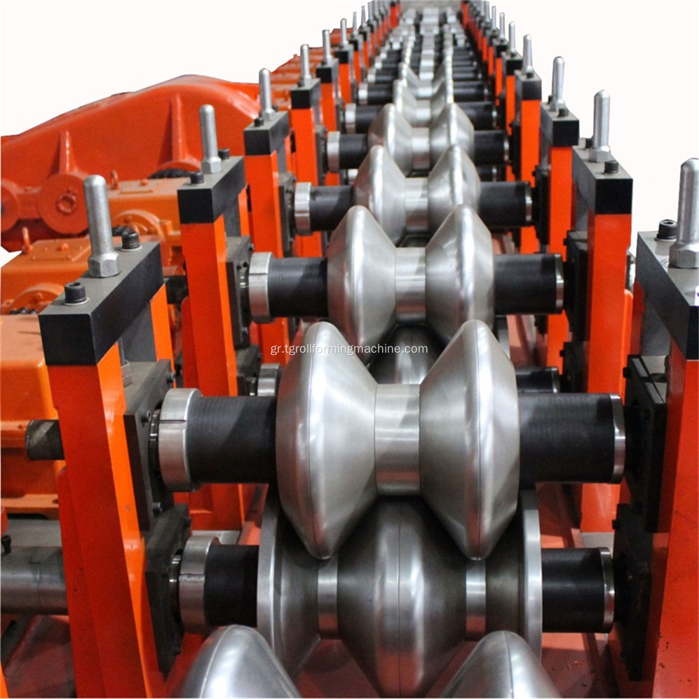 Δύο κύματα Expressway Guardrail Roll Forming Machine