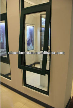 Italian Style Aluminum-Wood Composite hopper windows Glazed