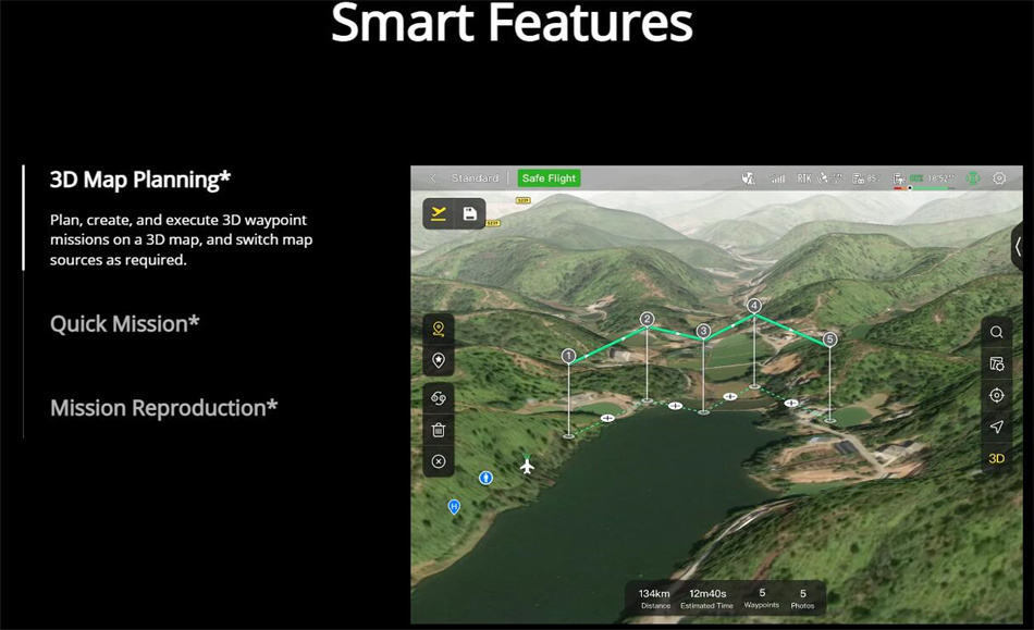 42 min Autel EVO Max 4T thermal drone No Blind Spots 8K thermal Drone with 720 degree Obstacle Avoidance