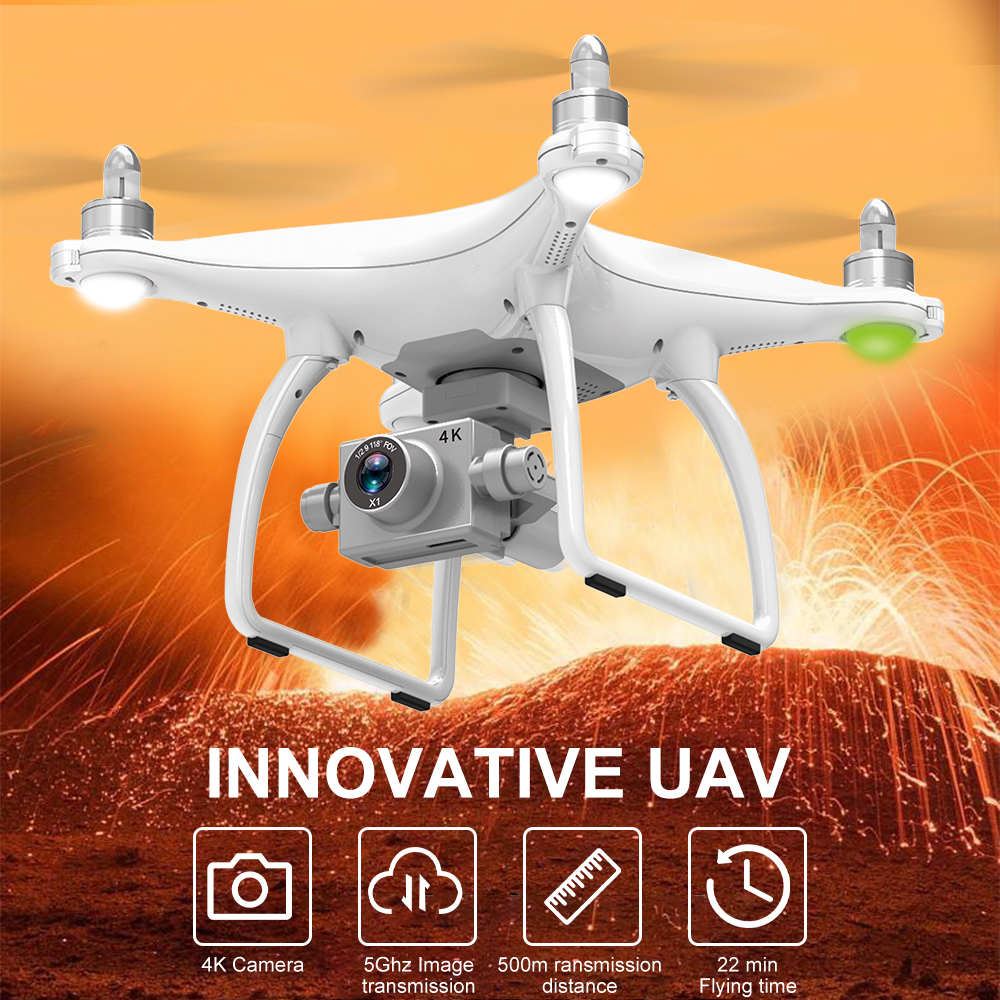 Wltoys XK X1S 5G WIFI FPV GPS With 4K HD Camera Two-axis Coreless Gimbal 22 Mins Flight Time Brushless RC Drone Quadcopter VS X3