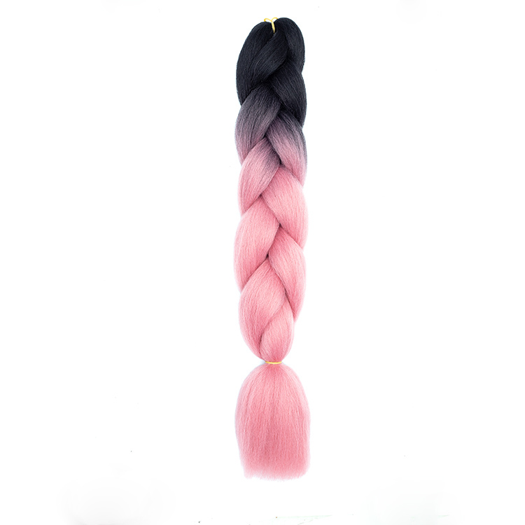 20 New Wholesale Price Ultra Braid Hair 24 Inches 100g Ombre Synthetic Braids Ultra Braid