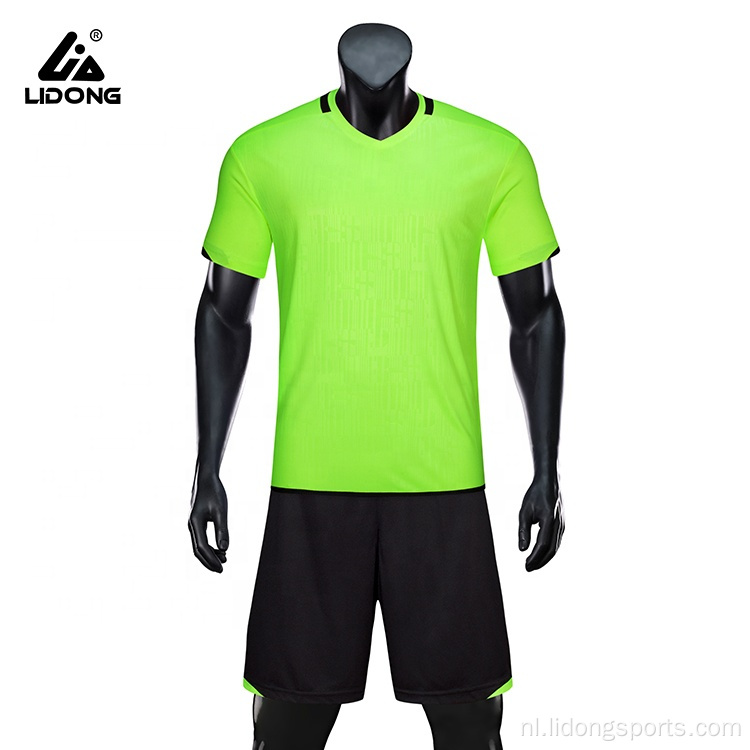 Goedkoop Sneldrogend Unisex Sportkleding Voetbaluniform