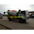 4000 Liters 4x2 شاحنات خلط الأسمنت Dongfeng