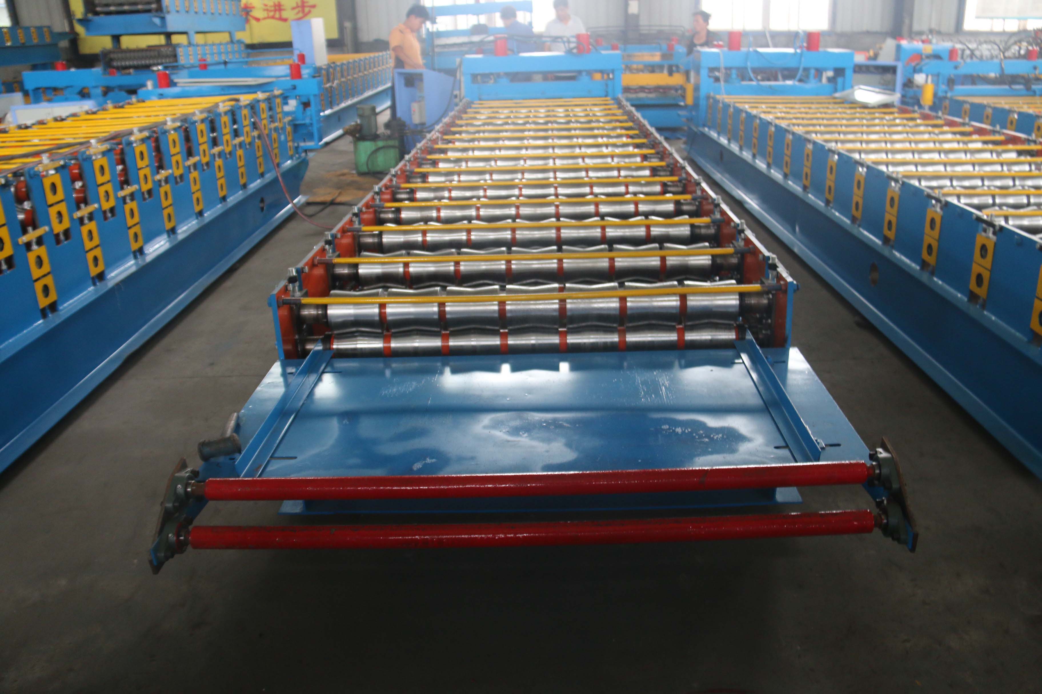 FX-960 glazed steel tile roll forming machinery