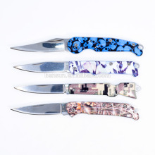 Outdoor knife Survival Knife With Colorful Coating Handle