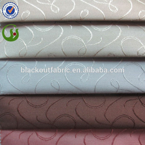 100% Polyester Jacquard Blackout Dyeing Fabric for Curtain