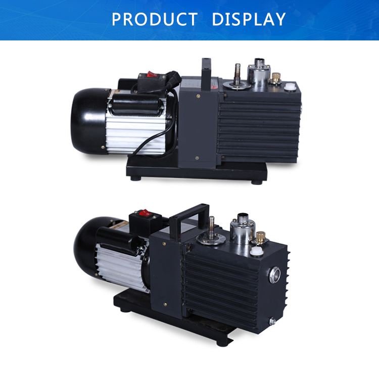 Laboratory electric rotary vane vacuum pump.