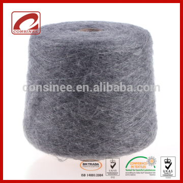 Consinee fancy brush style containing 82% Kid Mohair yarn for sweater mohair