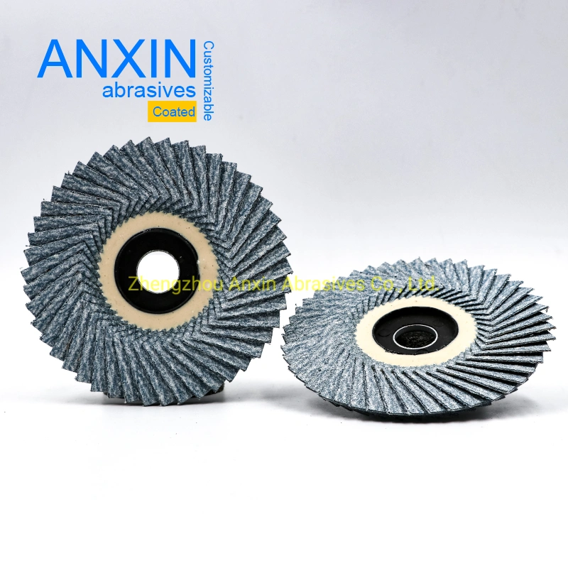 Ceramic Flexible Flap Disc with Plastic or Metal Backing