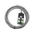 Sistema de distribución M12 4port PNP Distribuidor PUR Cable