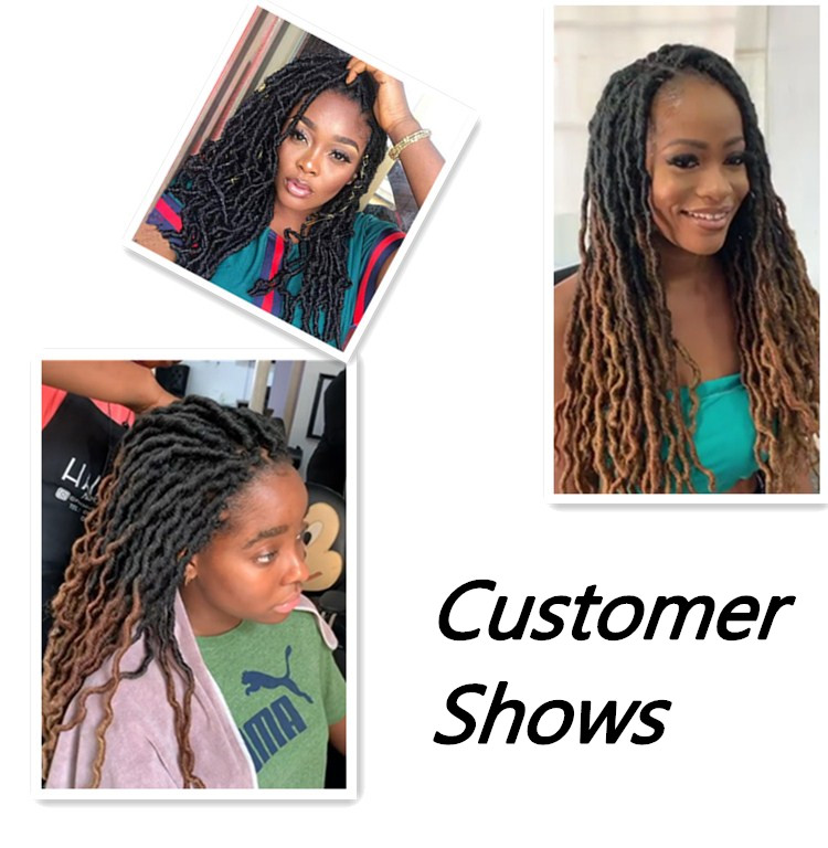 New Fashion Factory Price Synthetic Gypsy Locs Wavy Curly Crochet Braid Hair Goddess Faux Locs for Women