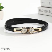 Glimmer Buckle: Korean Chic Waist Accent