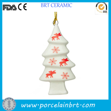 Christmas tree ceramic Hanging Ornament