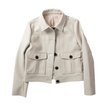 Soft PU Coat Casual Women Slim Leather