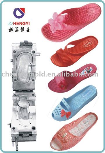 women's pvc air blowing slipper shoes mould