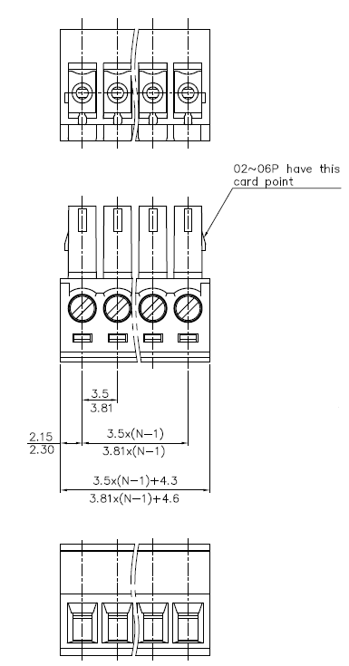 Customed Number Terminal Blocks